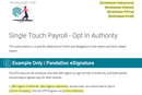 Single Touch Payroll Opt-In Authority (STP) | Authorisation to Act